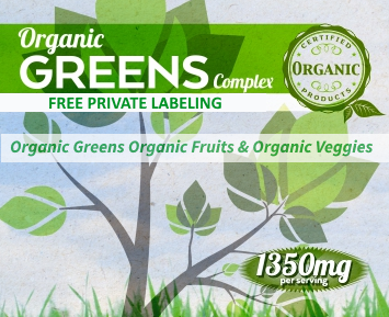 Private Label Organic Greens Complex Supplement Supplier Distributor