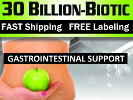 30 Billion Biotic Private Label Wholesale Nutraceutical Supplement Distributor - Bulk Supplements Available