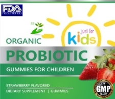 White / Private Label Organic Probiotic Gummy Supplement for Children