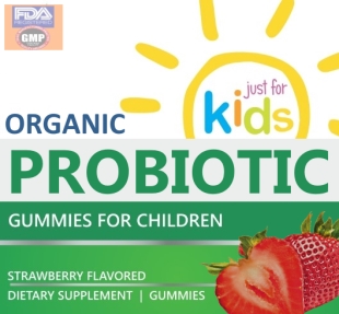 Private Label Children's Organic Probiotic Gummy White Label Wholesale Supplement Supplier