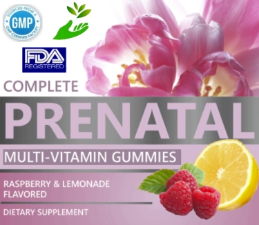 Private Label Prenatal Multi-Vitamin Gummy Supplement