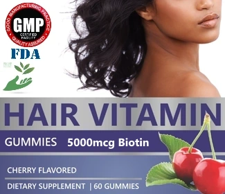Private Label Gummie Hair Vitamin Supplement Distributor