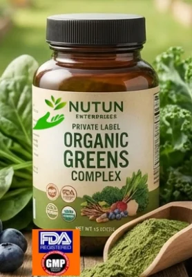 Private Label Organic Greens Complex Supplement Distributor