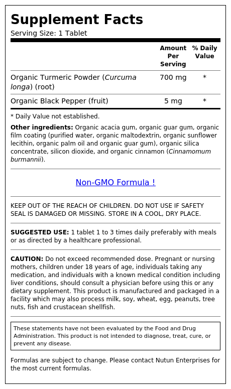 Supplement Facts