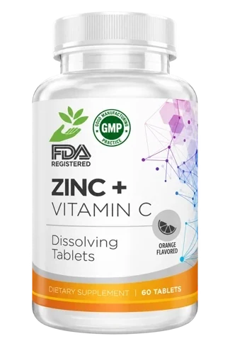 Private label zinc with vitamin C