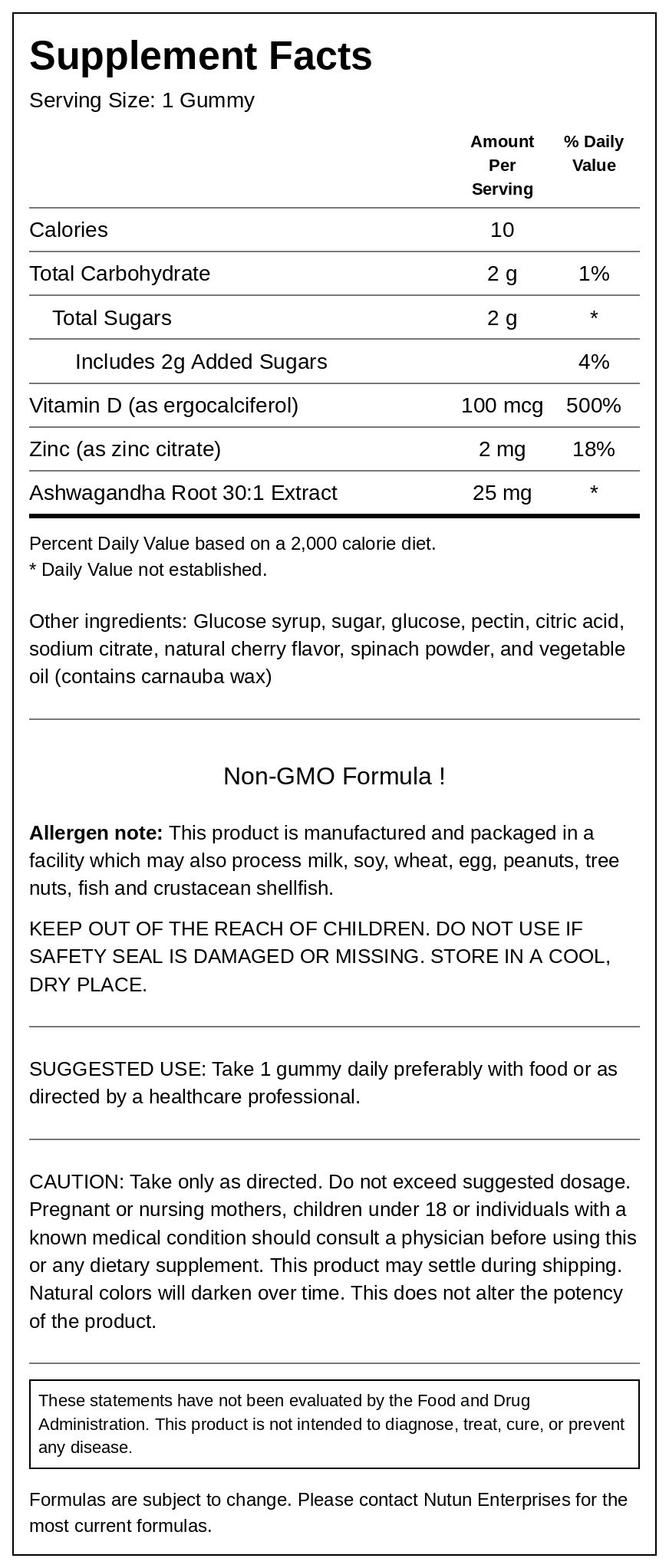 Private Label Ashwagandha Gummies Supplement Facts Wholesale Distributor