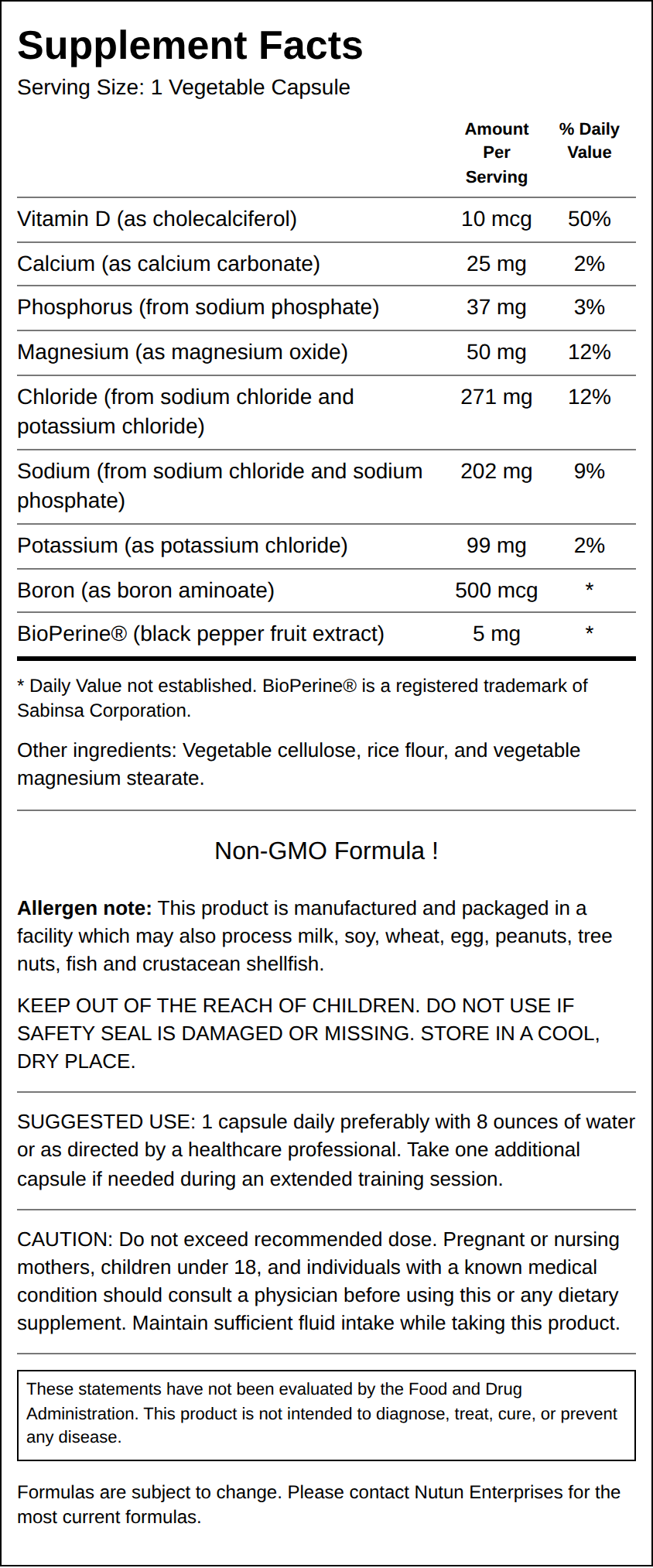 Private Label Electrolyte Support Supplement Facts Wholesale Distributor
