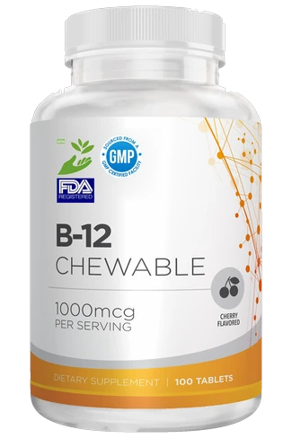Private Label Vitamin B 12 1000mcg Chewable Wholesale Distributor