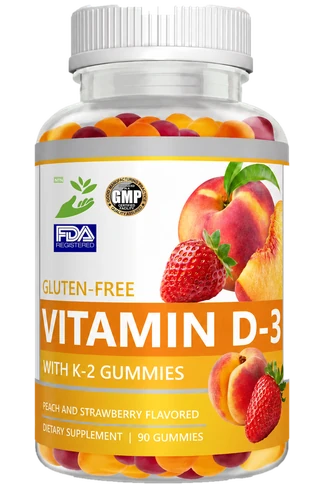 Private Label Vitamin D 3 With K 2 Gummies Wholesale Distributor